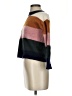 Madewell 100% Cashmere Color Block Brown Cashmere Pullover Sweater Size XS - photo 5