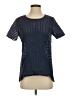 J.Crew Blue Short Sleeve Top Size 2 - photo 1