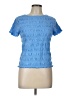 Old Navy 100% Cotton Blue Short Sleeve Top Size L - photo 1
