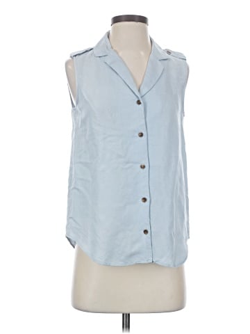NYDJ Sleeveless Button-Down Shirt (view 1)
