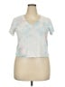 Universal Thread 100% Cotton Tie-dye Blue Short Sleeve T-Shirt Size XXL - photo 1