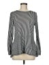MICHAEL Michael Kors Silver Black Long Sleeve Top Size M - photo 1