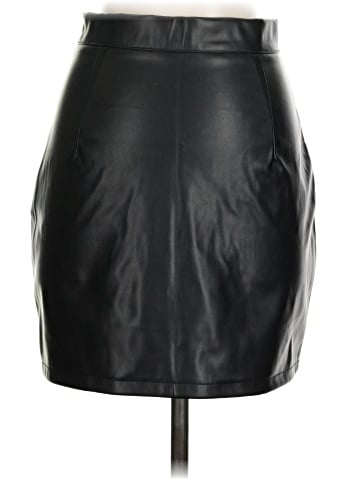 Guanyy Faux Leather Skirt (view 2)