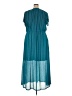 Torrid 100% Polyester Teal Casual Dress Size 2X Plus (2) - photo 2