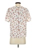 Papermoon 100% Polyester White Short Sleeve Blouse Size S - photo 2