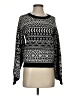 TRUTH BY REPUBLIC Print Black Pullover Sweater Size S - photo 1