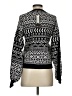 TRUTH BY REPUBLIC Print Black Pullover Sweater Size S - photo 2