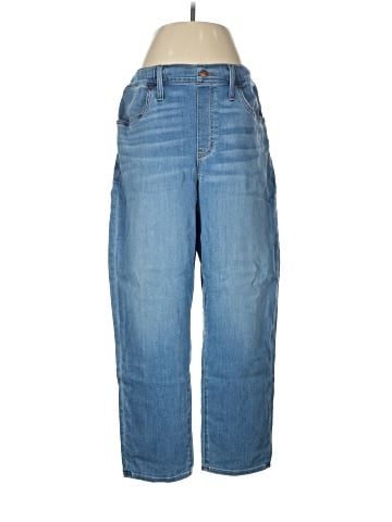 Madewell Pull-On Jeans in Keefe Wash (view 1)
