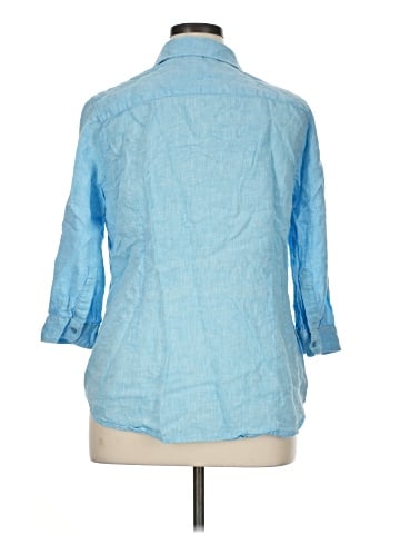 Coldwater Creek 3/4 Sleeve Button-Down Shirt (view 2)