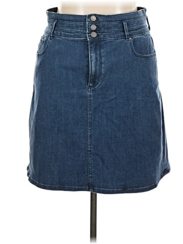 Ann Taylor Denim Skirt (view 1)