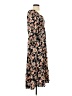 Assorted Brands 100% Rayon Floral Black Casual Dress Size S - photo 4