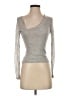 Zara Silver Long Sleeve Top Size S - photo 1