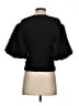 Eri + Ali Black Short Sleeve Top Size S - photo 2