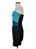 City Triangles Color Block Blue Cocktail Dress Size S - photo 5