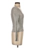 Zara Silver Long Sleeve Top Size S - photo 4