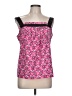 Ann Taylor LOFT Pink Sleeveless Blouse Size Lg Petite - photo 1