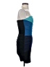City Triangles Color Block Blue Cocktail Dress Size S - photo 4