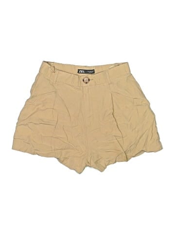 Zara Khaki Shorts (view 1)