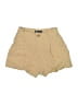 Zara Solid Tan Khaki Shorts Size S - photo 1