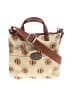 Fossil Print Tan Satchel One size - photo 1