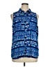 Apt. 9 100% Polyester Blue Sleeveless Blouse Size XL - photo 1
