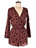 One Clothing 100% Polyester Paisley Red Romper Size S - photo 1
