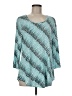 JM Collection Teal 3/4 Sleeve Top Size M - photo 1