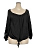 Vince Camuto 100% Polyester Black 3/4 Sleeve Blouse Size XXL - photo 1