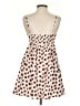 TCEC 100% Polyester Polka Dots Brown Cocktail Dress Size S - photo 2