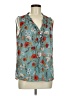 Daniel Rainn 100% Polyester Teal Sleeveless Blouse Size M - photo 1