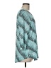 JM Collection Teal 3/4 Sleeve Top Size M - photo 4