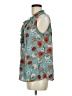 Daniel Rainn 100% Polyester Teal Sleeveless Blouse Size M - photo 5
