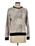 Theory Tweed Silver Pullover Sweater Size S - photo 1
