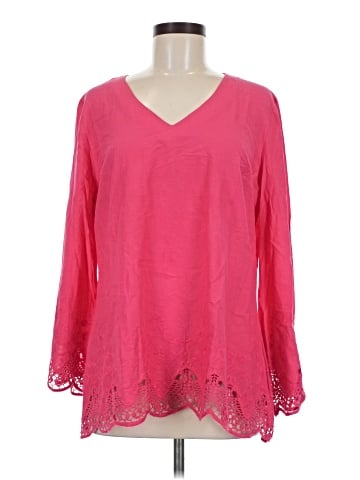 DG^2 by Diane Gilman Long Sleeve Blouse (view 1)