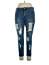 Bamboo Hearts Blue Jeans Size 14 - photo 1