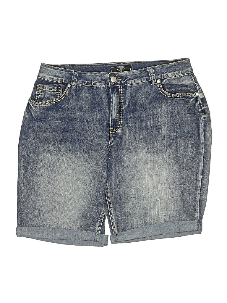 Pre-owned Cato Denim Shorts In Blue