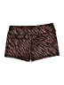IAB MFG Animal Print Brown Shorts Size 12 - photo 1