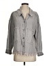 Pol 100% Cotton Gray Denim Jacket Size S - photo 1