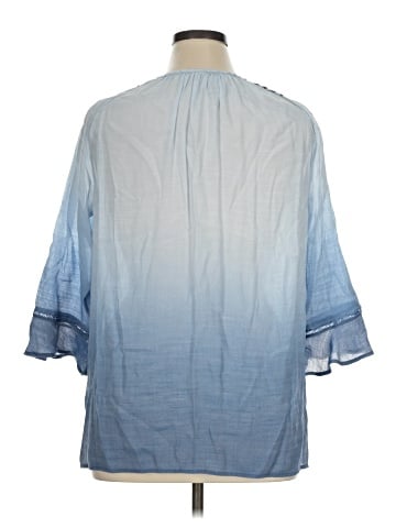 MULTIPLES 3/4 Sleeve Blouse (view 2)