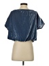 We the Free 100% Polyester Blue Short Sleeve Blouse Size S - photo 2