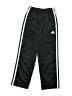 Adidas 100% Polyester Black Track Pants Size 7 - photo 1