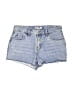 Zara Blue Denim Shorts Size 6 - photo 1