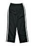 Adidas 100% Polyester Black Track Pants Size 7 - photo 2
