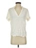 J.Crew 100% Viscose Ivory Short Sleeve Blouse Size S - photo 1