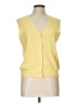 Alysi 100% Cotton Yellow Sweater Vest Size L - photo 1