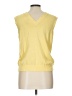 Alysi 100% Cotton Yellow Sweater Vest Size L - photo 2