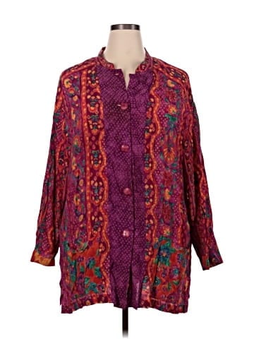 Carole Little Long Sleeve Blouse (view 1)