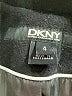 Donna Karan New York 100% Polyester Black Coat Size 4 - photo 6
