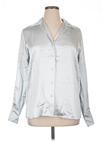 Lauren by Ralph Lauren Long Sleeve Silk Top (view 1)