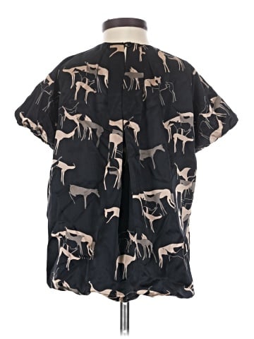 Ulla Johnson Short Sleeve Silk Top (view 2)
